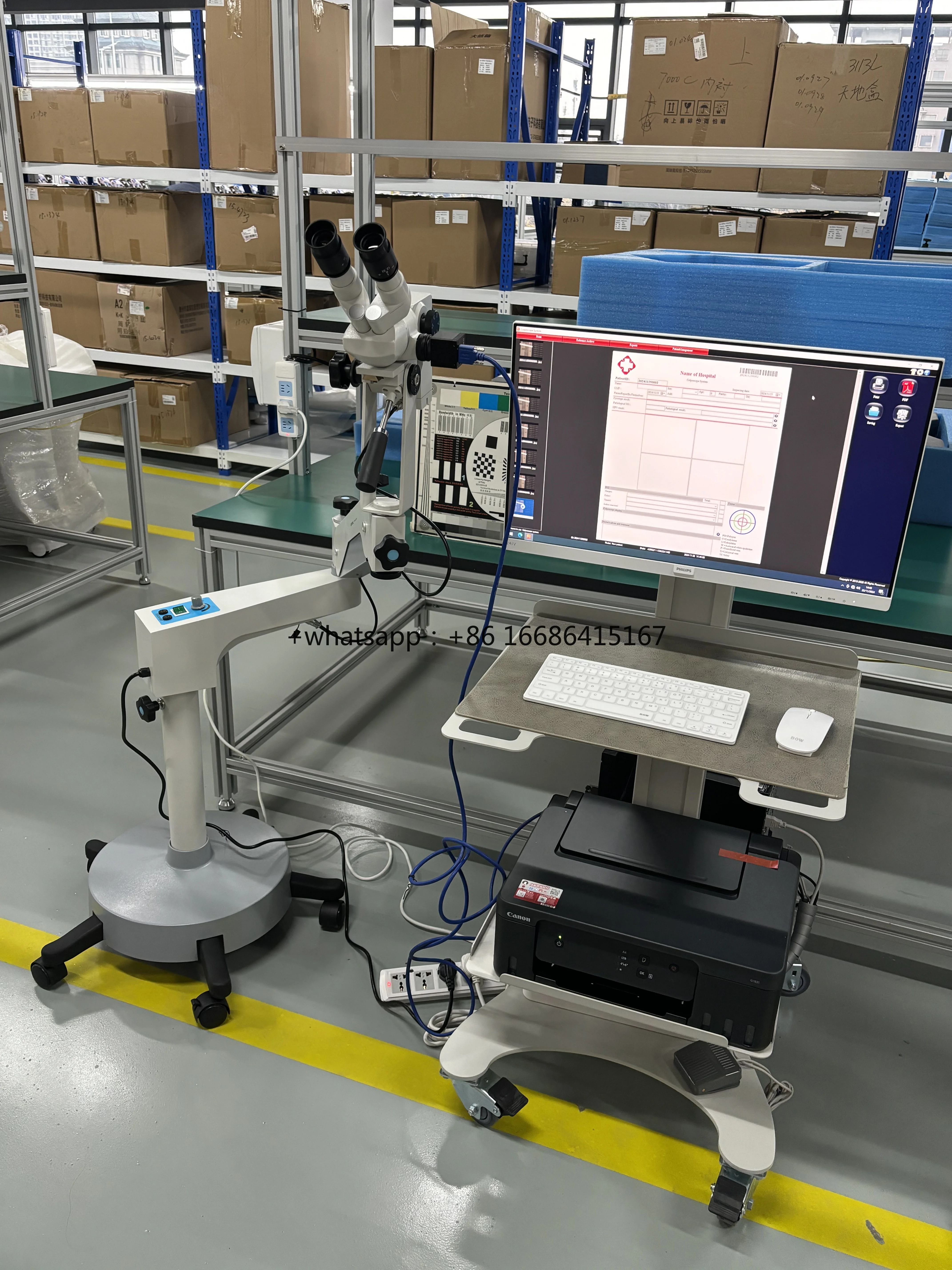 Kernel CE Cleared Full Digital Optical Gynecology Examination Digital Optical Video Vaginal Colposcopy