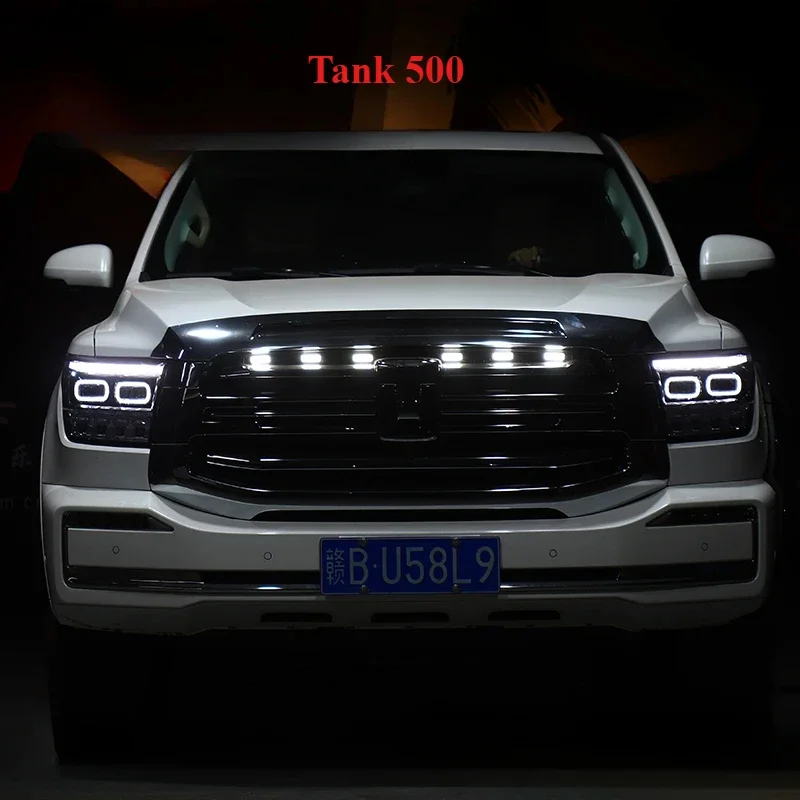 For Tank 500 Frame Yellow Light Modified Day Running Light Special LED Decorative Atmosphere Light Car Decoration Accessories