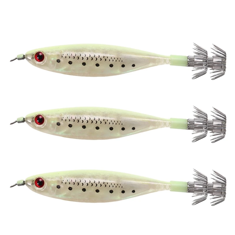 Fünffarbiger Deep-Sea-Tintenfischköder, geeignet für alle WatersJAS