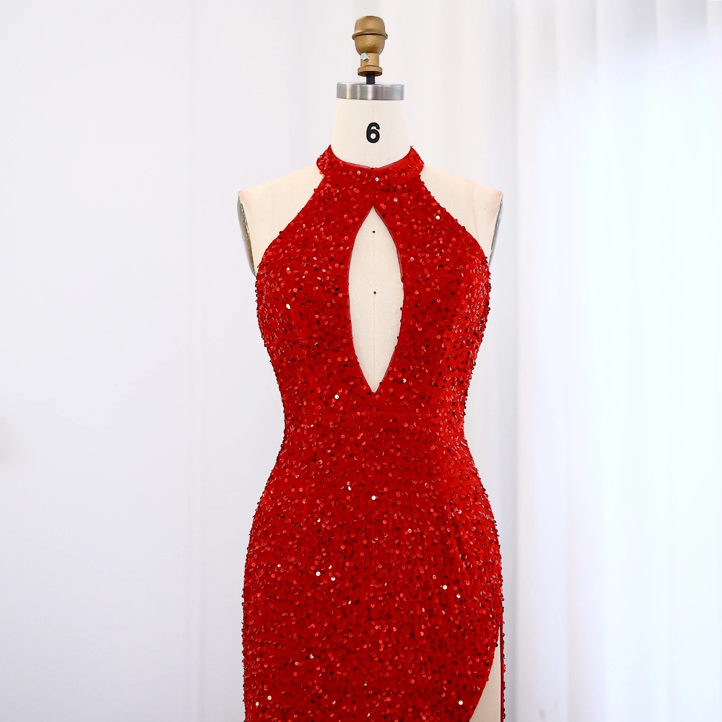 シャロンは言った-黒人の女の子のためのスパンコールのついた赤い人魚のウエディングドレス、誕生日パーティー、カスタマイズされた、キラキラ光る、sh007,2025