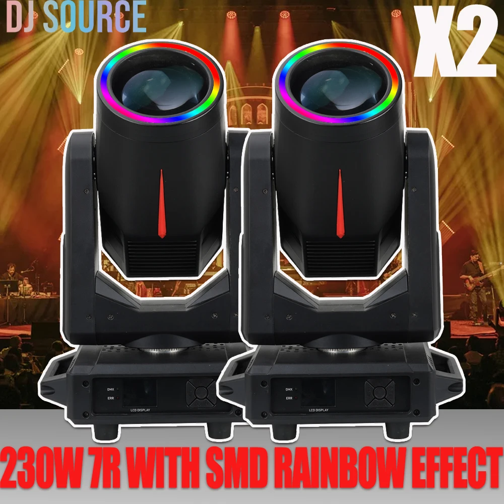 

7R 230W Beam Spot Moving Head Light Gobo Focus Satge Light Rainbow Prism Effect DMX512 DJ Disco Club Stage Lighting Evect Show
