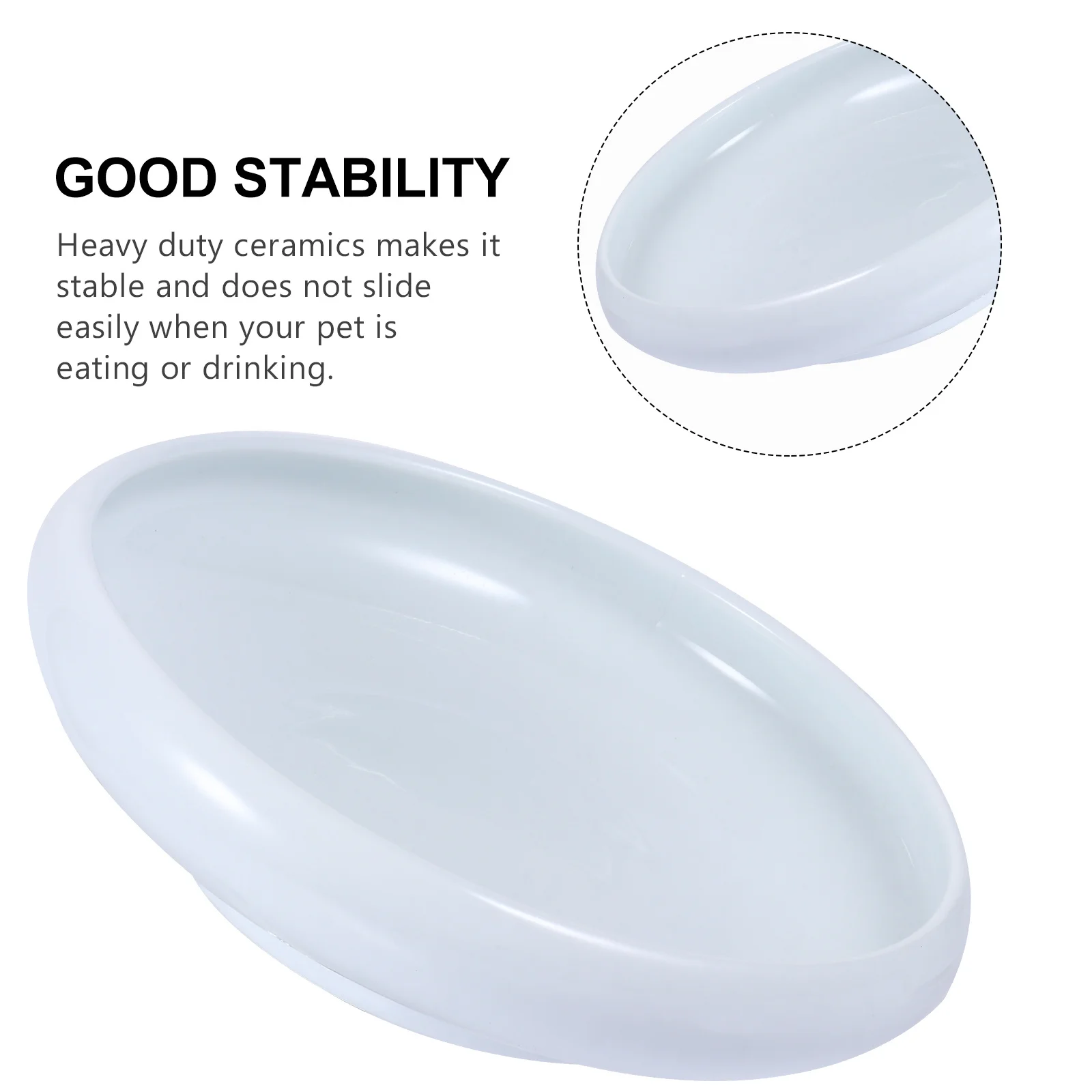 

Anti-Overflow Cat Food Bowl Ceramic Stable Design Pet Feeder Whisker Fatigue Relief Dry Wet Snacks Water Dish Pet Bowl