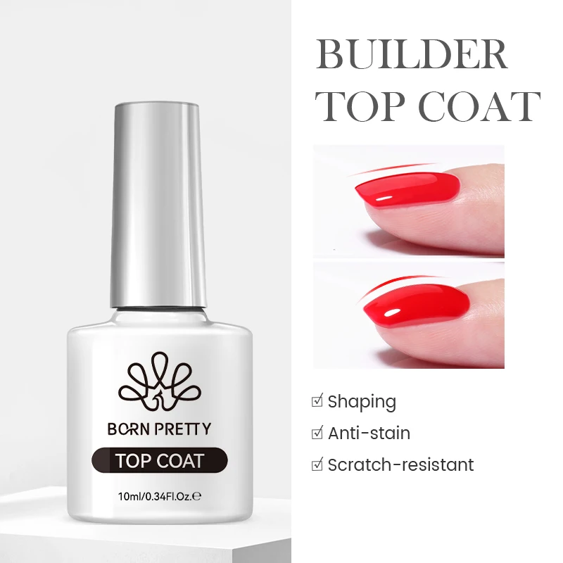 BORN PRETTY 10ml Ancora Rot Farbgel Nagellack Super Leuchtender Lack Semi-Permanent Herbst Winter Trendige Nägel für DIY-Nägel zu Hause
