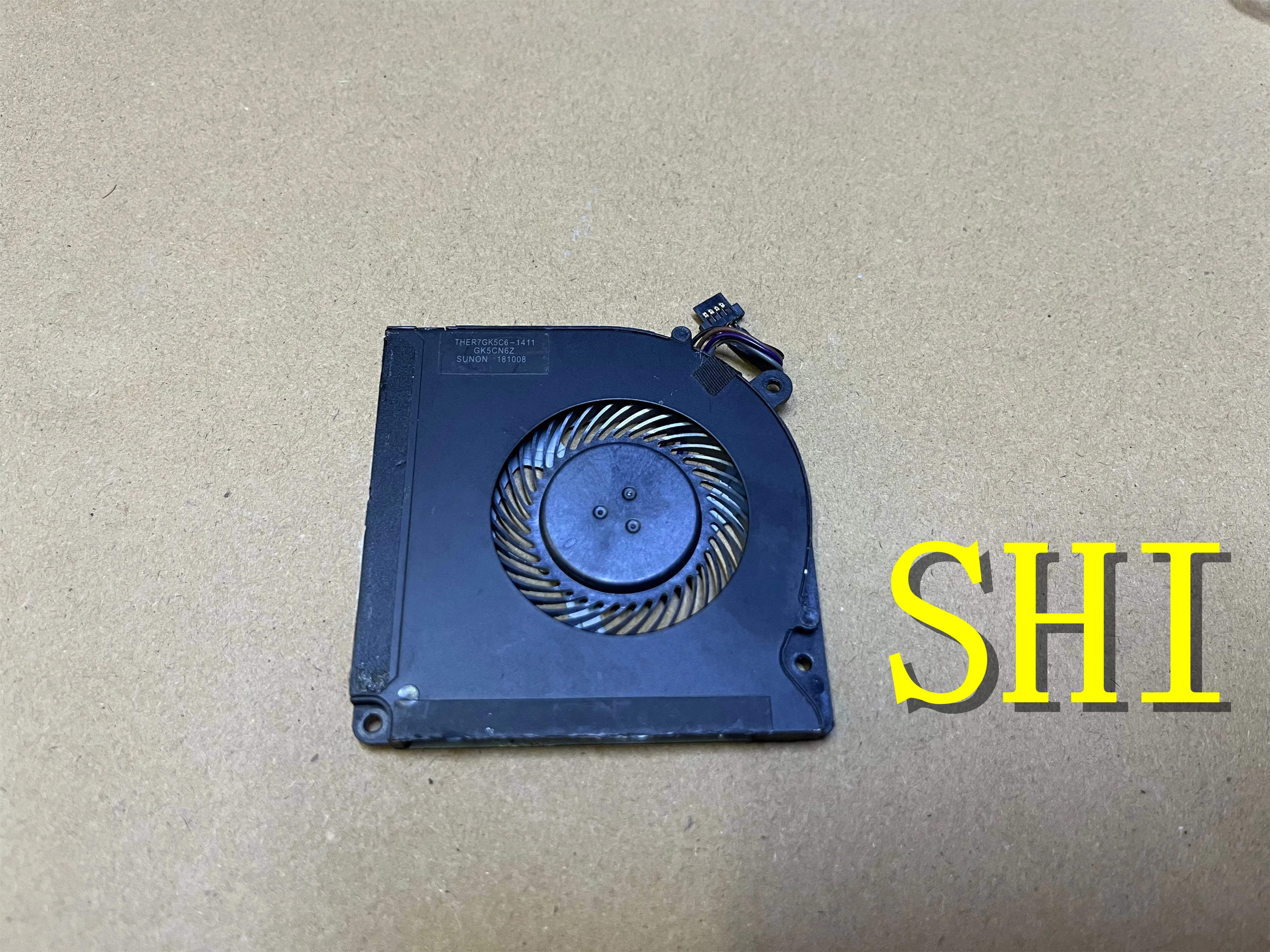 GK5CN6Z Original used Brand  4Lines CPU Cooling Fan For Sunon Cooler DC 5V 2.25W  EG50060S1-C380-S9A THER7GK5C6-1411