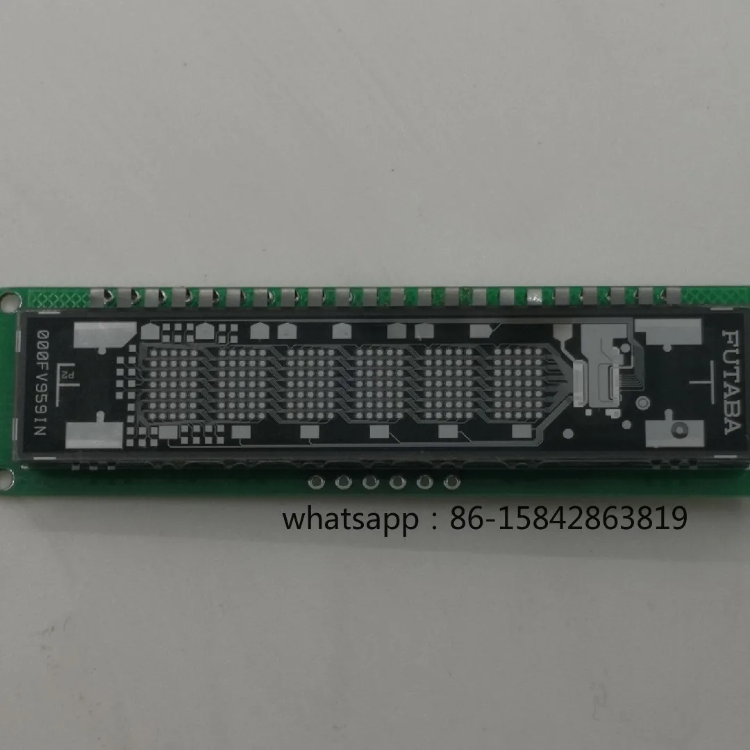 Dot Matrix 6-Digit VFD Reverse Display Panel Built-in Integrated Drive Module
