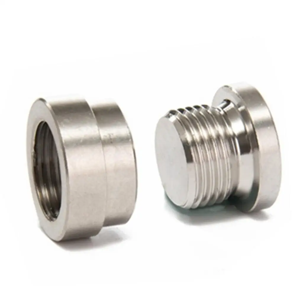 

M18X1.5 Lambda Converter plug, Steel Nickel Plated, Oxygen Sensor Extension Ladder Nut+Bung Kit, Exhaust Pipe Fitting