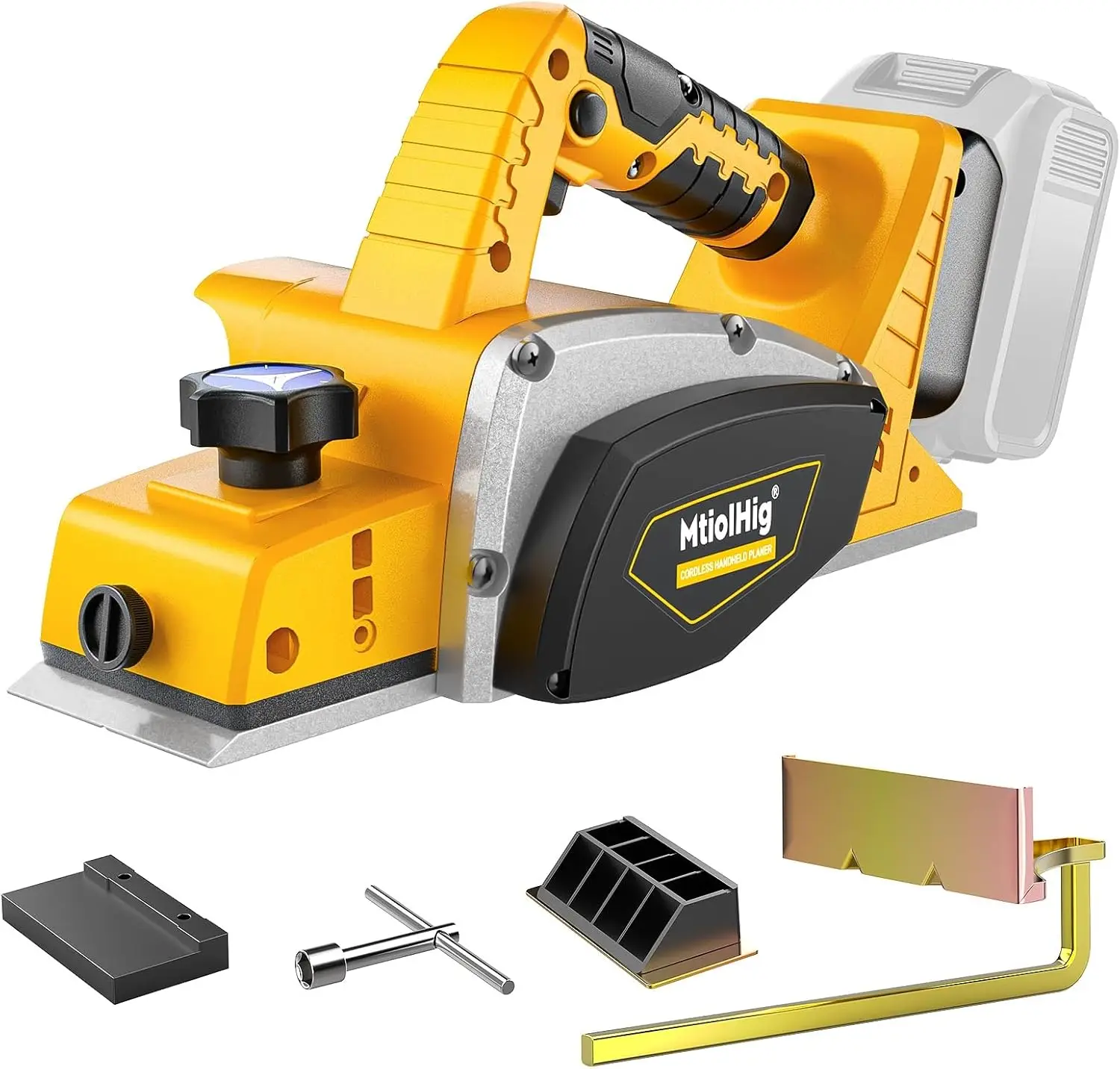 

Беспроводной ручной рубанок 30000 CPM для аккумулятора DeWalt 20V, электрический рубанок для дерева 3-1/4 дюйма для деревообработки и DIY