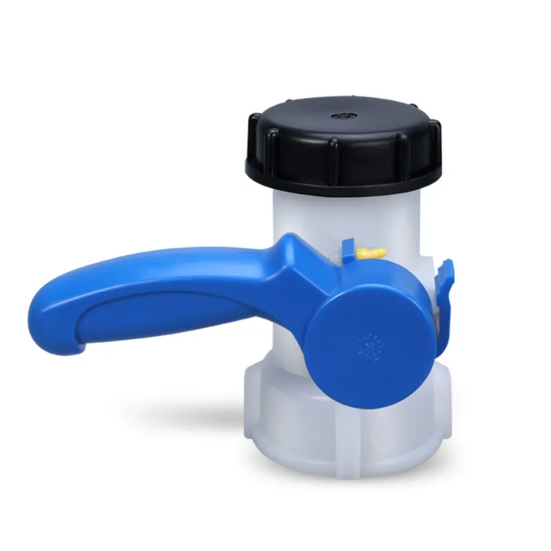 IBC Tank Discharge Ball Valve DN50 Acid Alkali Resistant Plastic Container Outlet Fitting