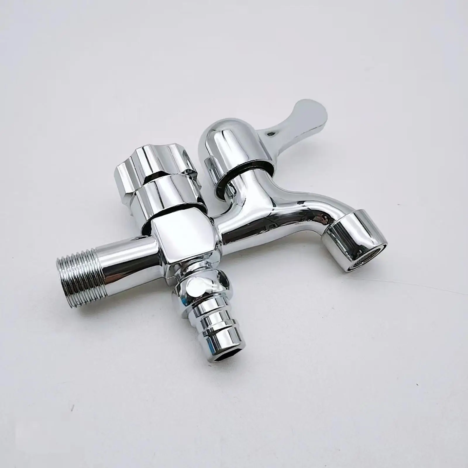 

Water Faucet for Washing Machine Easy Connection Double Purpose Faucet Sink Water Tap for Yard Kitchen Garden Pool Laundry Room