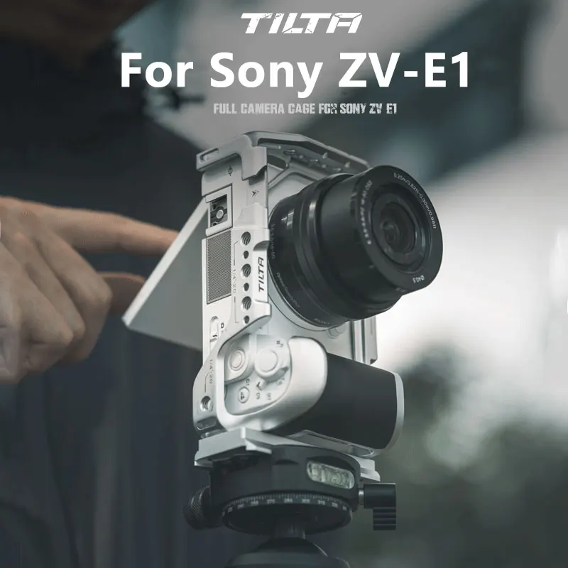 TILTA ZV-E1 Camera cage Kit Fuselage Protective Frame Live Shooting Expands the Full Cage  Accessories For Sony ZV-E1