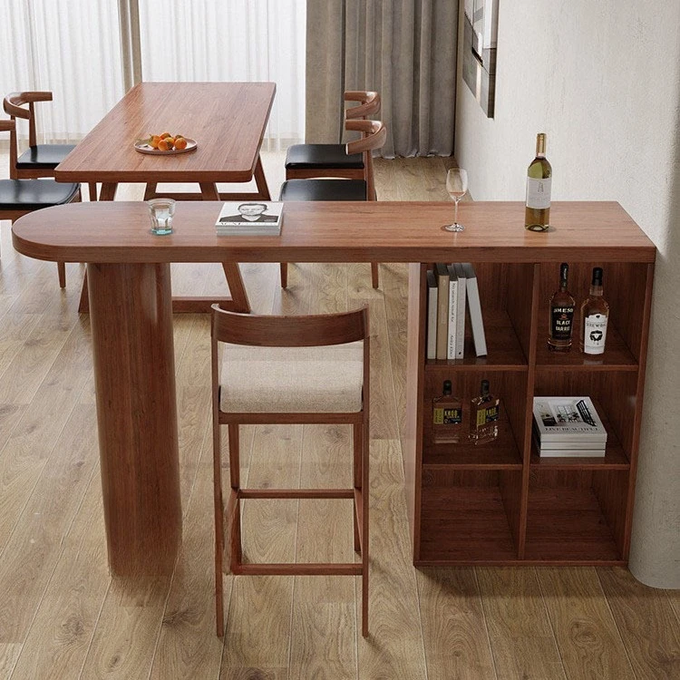 

Коммерчески доступно барный стол для гостиной, длинный стол из ясеня, высокая перегородка, балконная стена, настенный столик, решетка.