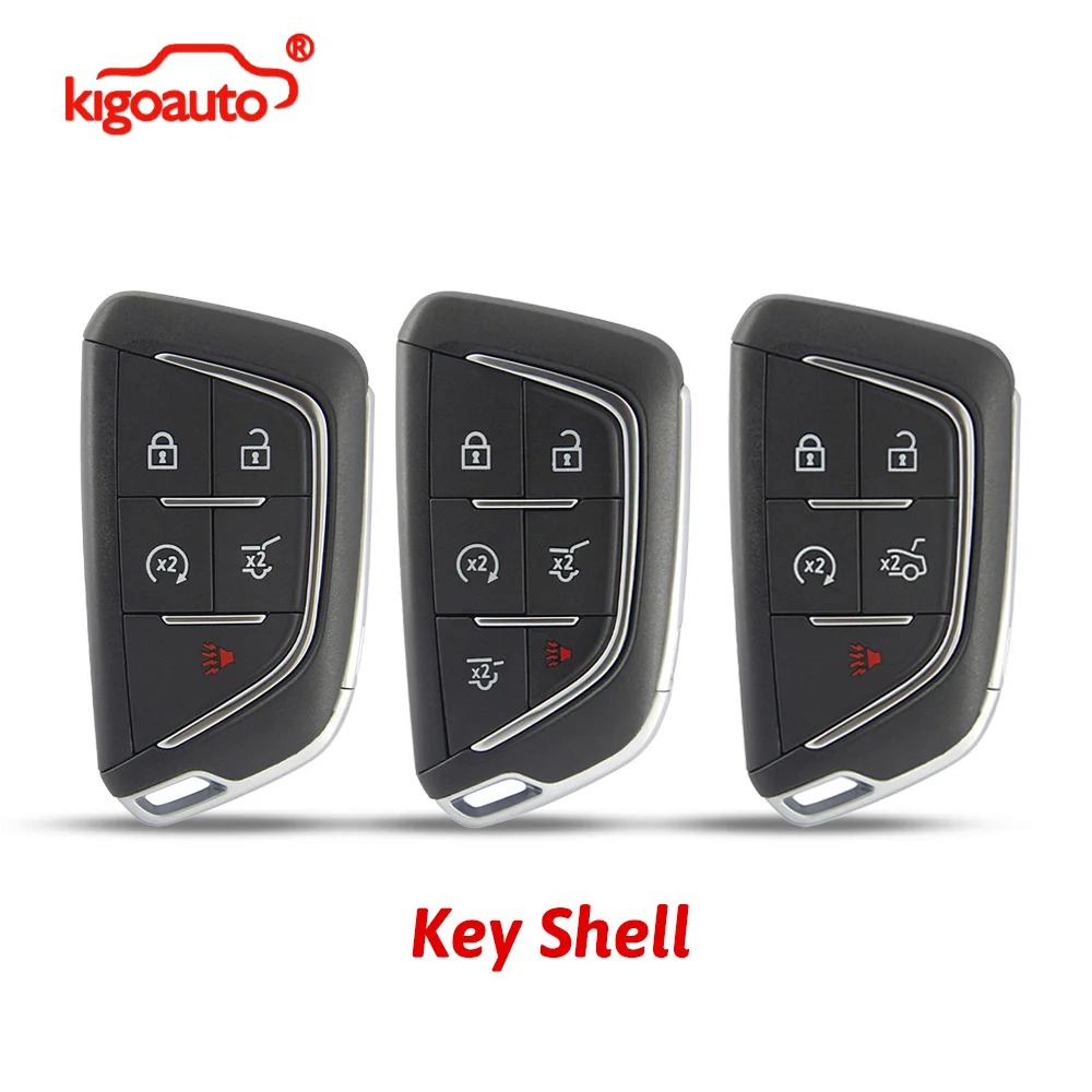 Kigoauto Smart Key Shell 5/6 Button FCC ID YG0G20TB1 for Cadillac Escalade CT4 CT5 2020-2022