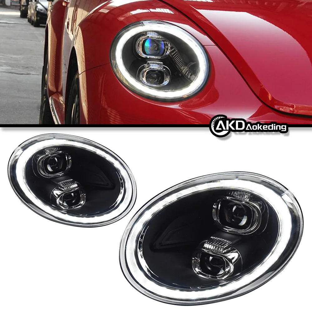 

Headlight For VW Beetle LED 2013-2020 Beetle Head Lamp Car Styling DRL Signal Projector Lens Automotive Accessories Front