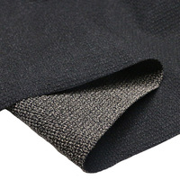 Sample A4 Kevlar blended anti cutting wear-resistant fireproof coating fabric special uniform protective glove fabric 285gsm