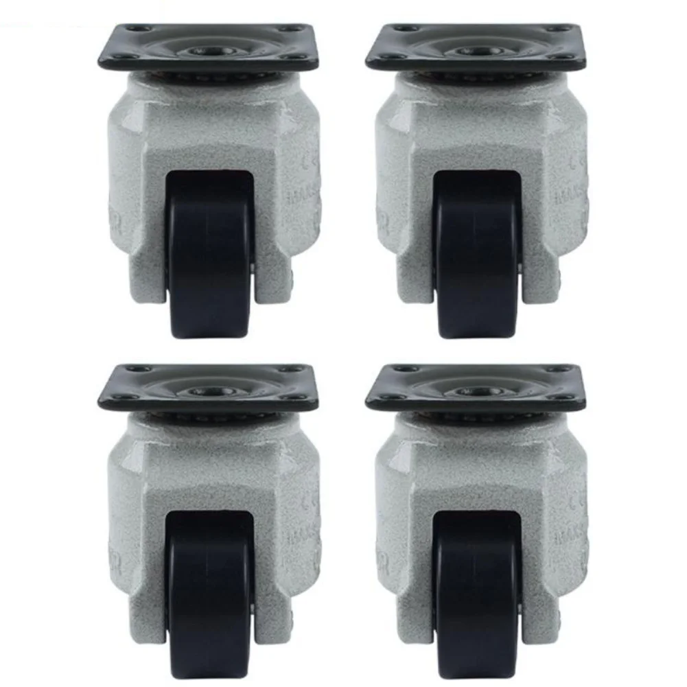 

4pcs/set Retractable Leveling Casters,simple Hand-release Knob Heavy-Duty Leveling Casters: Adjustable Shock-Absorbing