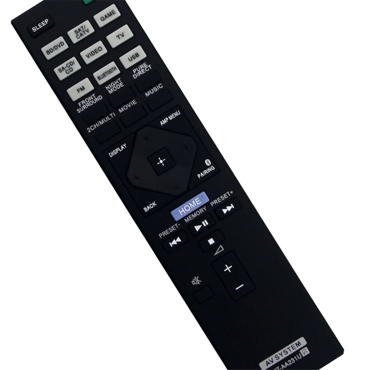 RMT-AA231U Replacement Remote Control for Sony AV Receiver Home Theater System STR-DH770 STRDH770