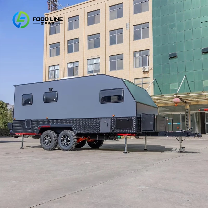 Customized Wholesale Travel Trailers Off-Road Camper Trailer Travel Caravan RV Multifunctional Motorhomes
