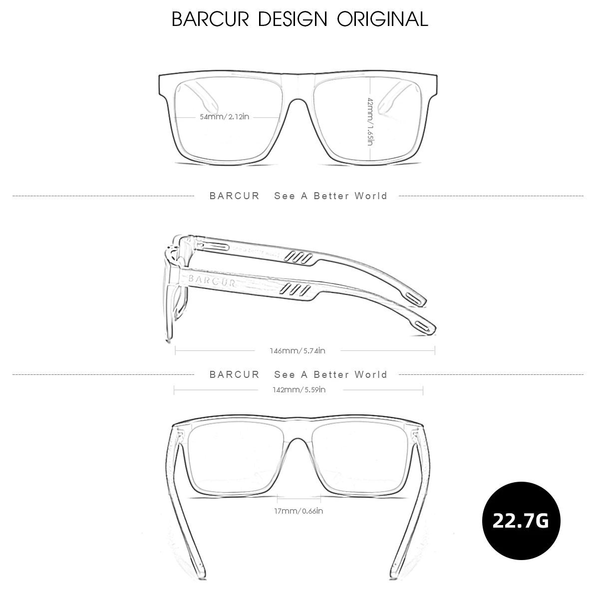 Thumbnail 3 - #43 Latest Wooden Frame Sunglasses Offers