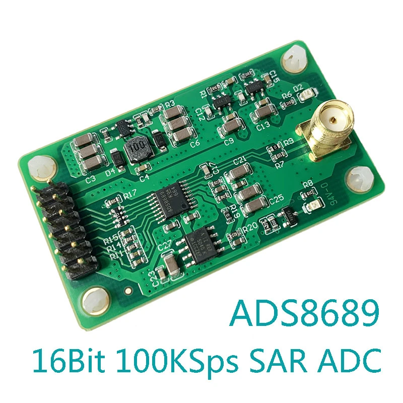 ADS8689 Application Module Development Board 16Bit 100Ksps SAR ADC Module Single Bipolar 2.56-12.288V Input