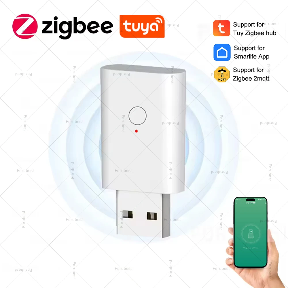 Tuya Mini ZigBee Signal Repeater USB Signal Amplifier Extender for Smart Home Devices Automation For Smartlife App Zigbee 2mqtt