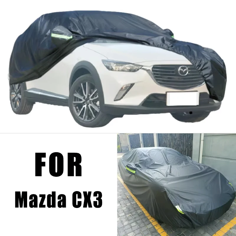 

For Mazda CX3 All-Weather Car Covers 6-in-1 Waterproof Dustproof UV Proof Snowproof Scratch Resistant Protection