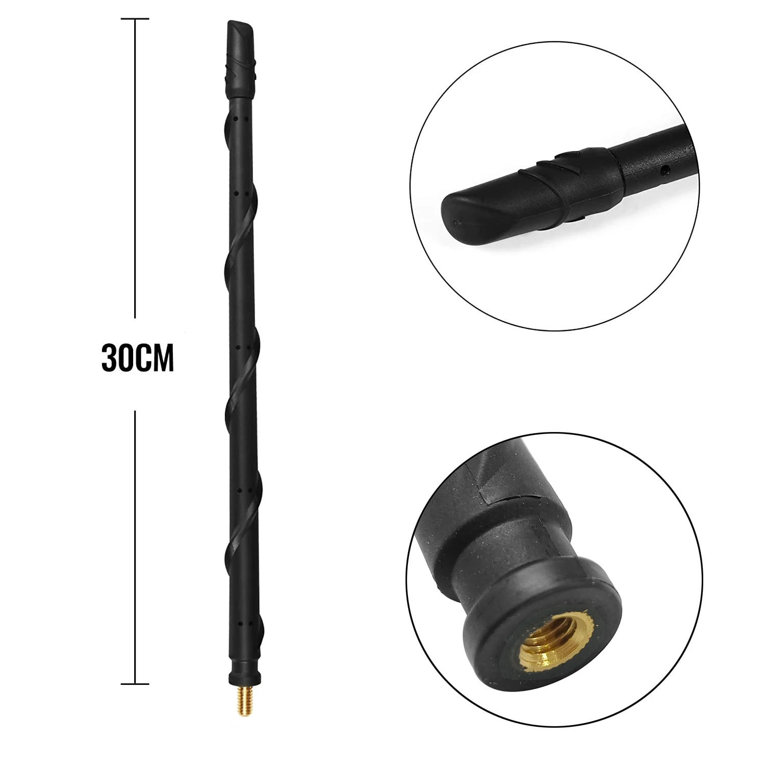 Antenna For Jeep Wrangler JK JL Gladiator JT Rubicon Sahara 2007-2023+ Unlimited Sahara Sport Willys Car Radio Antenna Replace
