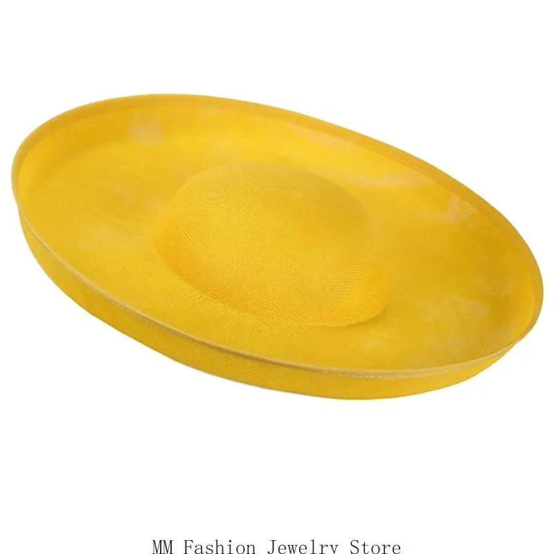 Millinery Hat Base with Textured Oval Profile, DIY Fascinator Blank for Bridal and Cocktail Event Styling Looks D0UB