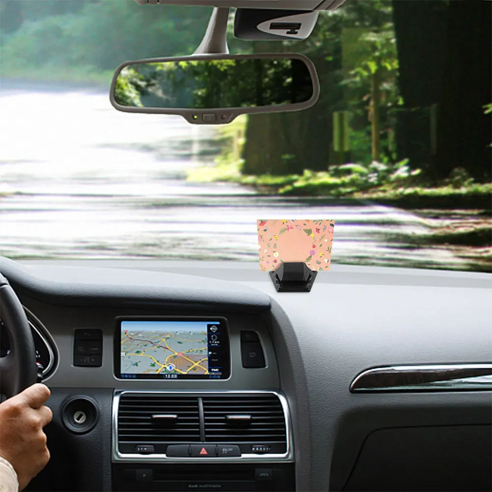 

1pcs Car Card Holder Clip Multifunctional Durable Compact Universal Dashboard Parking Ticket Holders Vehicle Supplies