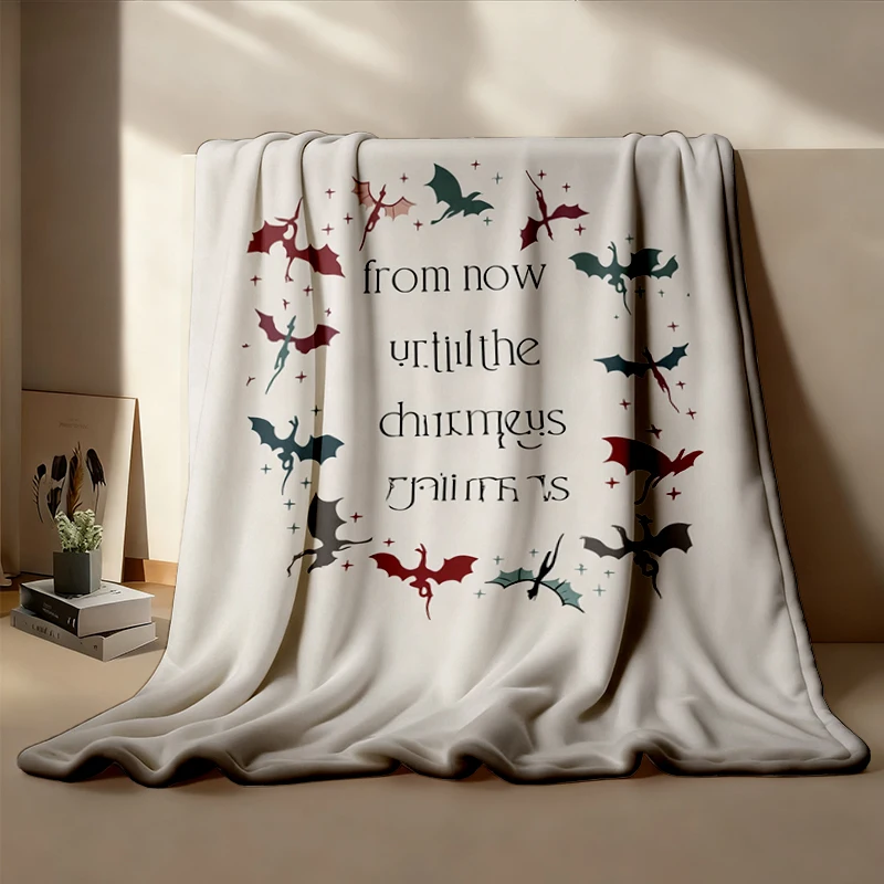 Darkness Claims Us Witchling Cozy Blanket, Dark Fantasy Warm Blanket, Colors Bookish Gift