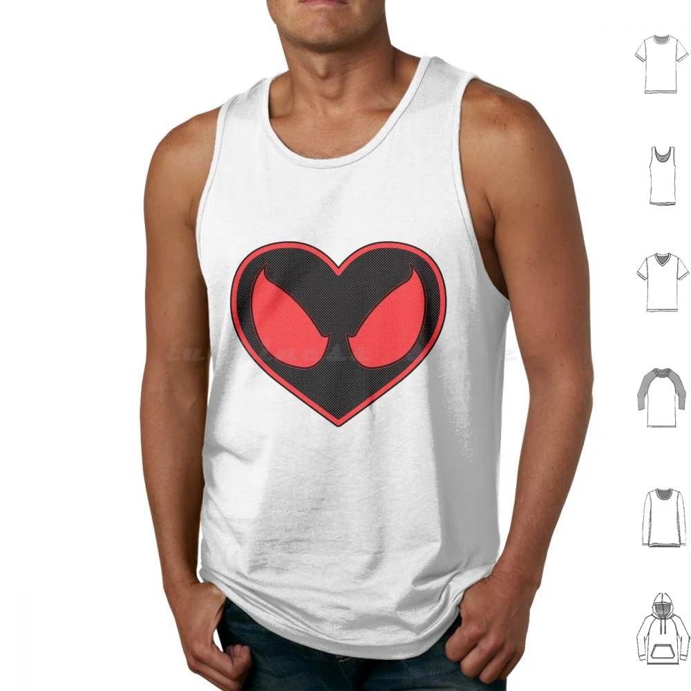 

Алые веб-дизайны для мужчин и женщин, топы на бретелях с принтом, хлопок, паук, Алый паук, Питер Паркер, Алый Spiderverse, черный