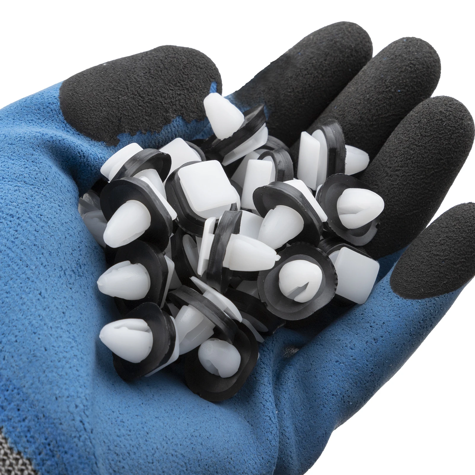 50 PCS Relay Exterior Side Moulding Lower Plastic Car Door Trim Panel Clips Kit For Citroen JUMPER Fiat Ducato Peugeot Boxer
