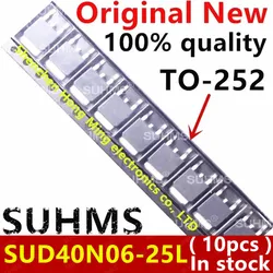 (10 piezas) 100% nuevo 40N06 40N06-25L 40N06-25 SUD40N06-25L 25N06 25N06-45L 25N06-45 SUD25N06-45L TO-252 Chipset