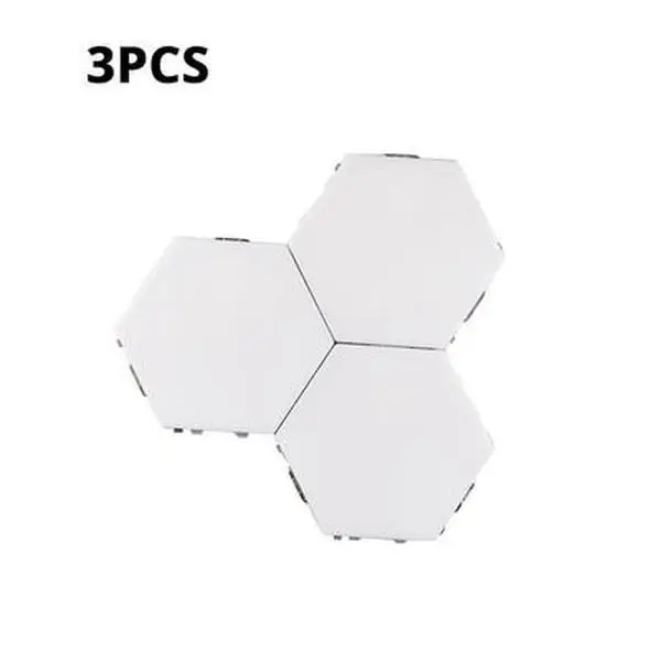 Lámpara de pared colorida que cambia de Color, decoración de sala de estar, lámpara de panal, lámpara de atmósfera, iluminación de inducción táctil, lámpara de pared