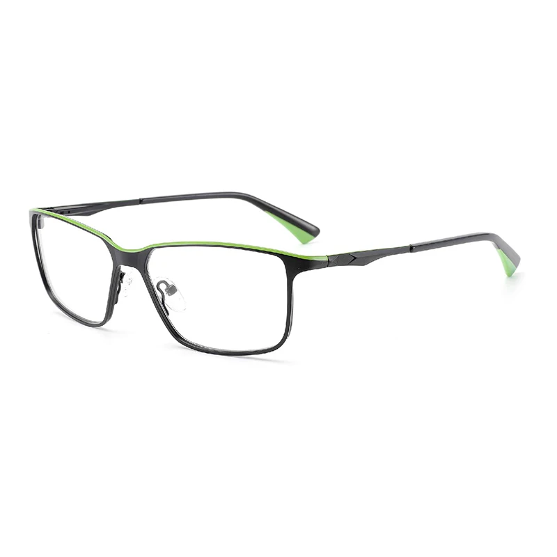 BLUEMOKY Metal Eyebrow Prescription Glasses for Men Stylish Square Photochromic Optical Eyeglasses Progressive Eyewear