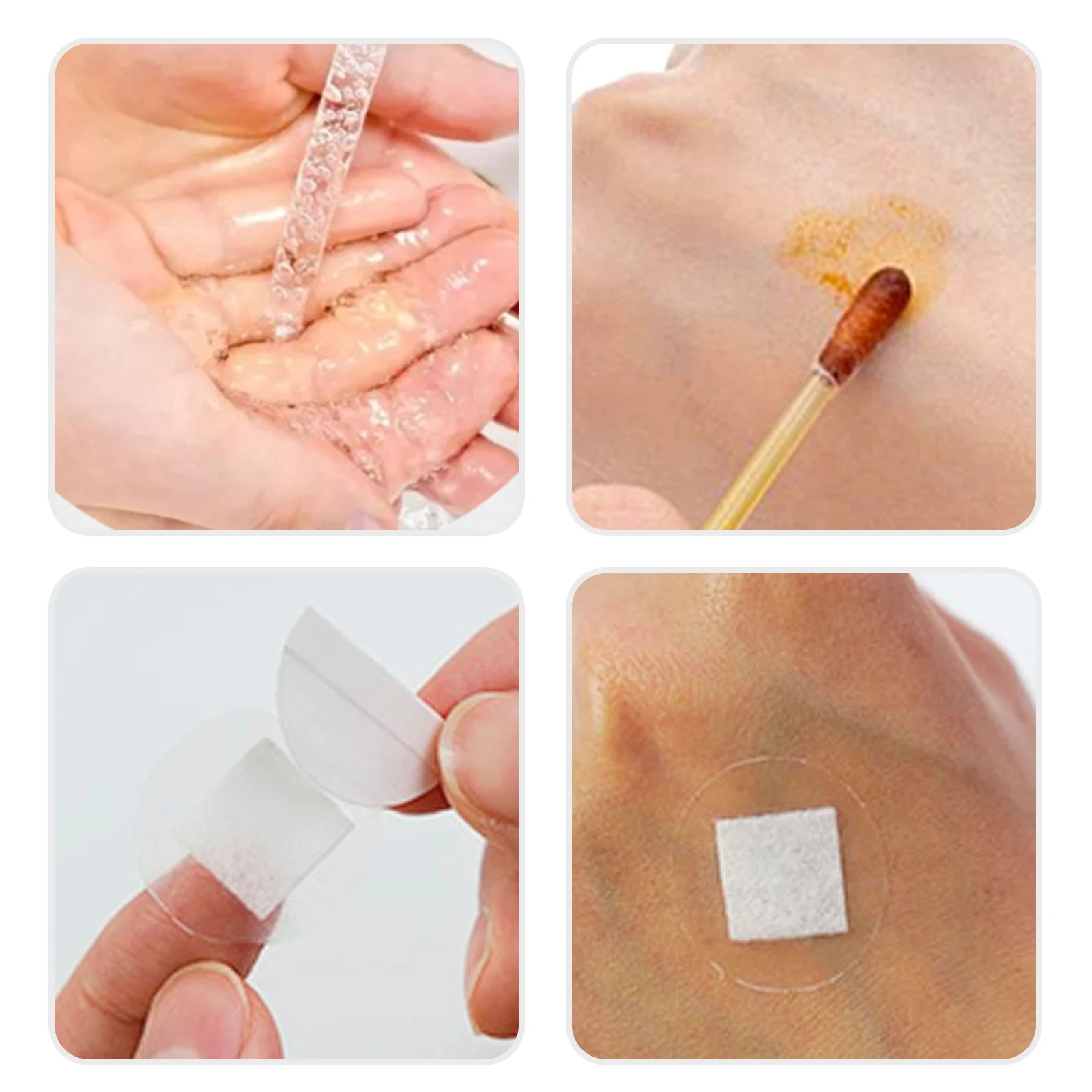 100pcs Mini Transparent PU Band Aid Waterproof Wound Patch Round Vaccination Adhesive Bandage for Outdoor Home First Aid HOT SAL