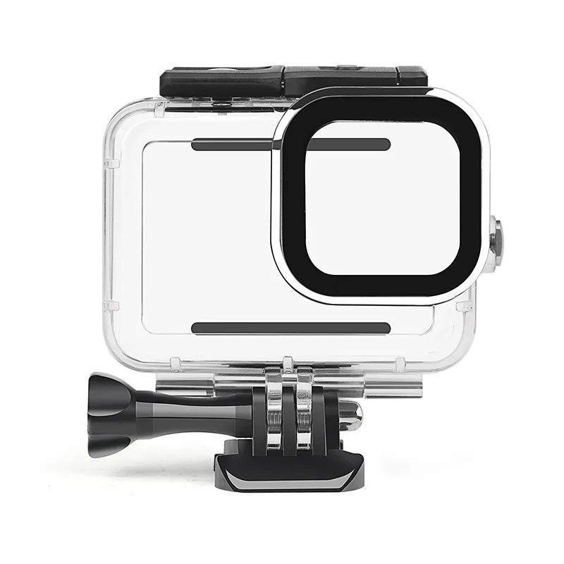 

Black Waterproof Housing Case for GoPro Hero 12 11 10 9 Diving Protective Underwater Dive Cover for Go Pro 10 9 Accessories