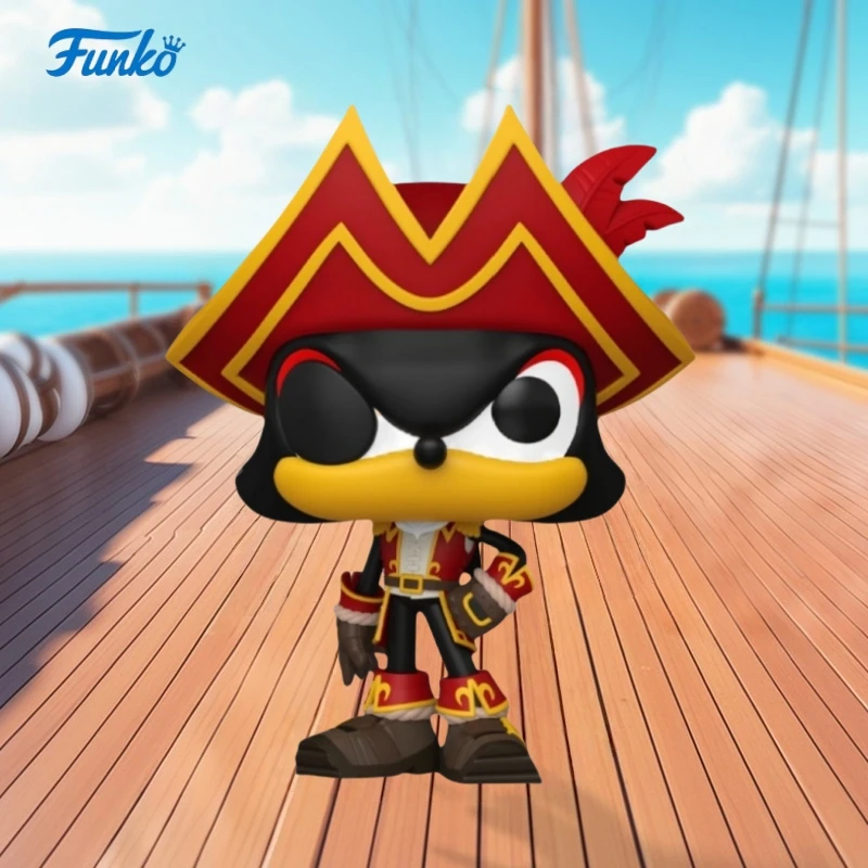 Sonic The Hedgehog Buccaneer Shadow 1079 figura Funko Pop 2025 Anime convención de verano coleccionable edición limitada juguete para regalo