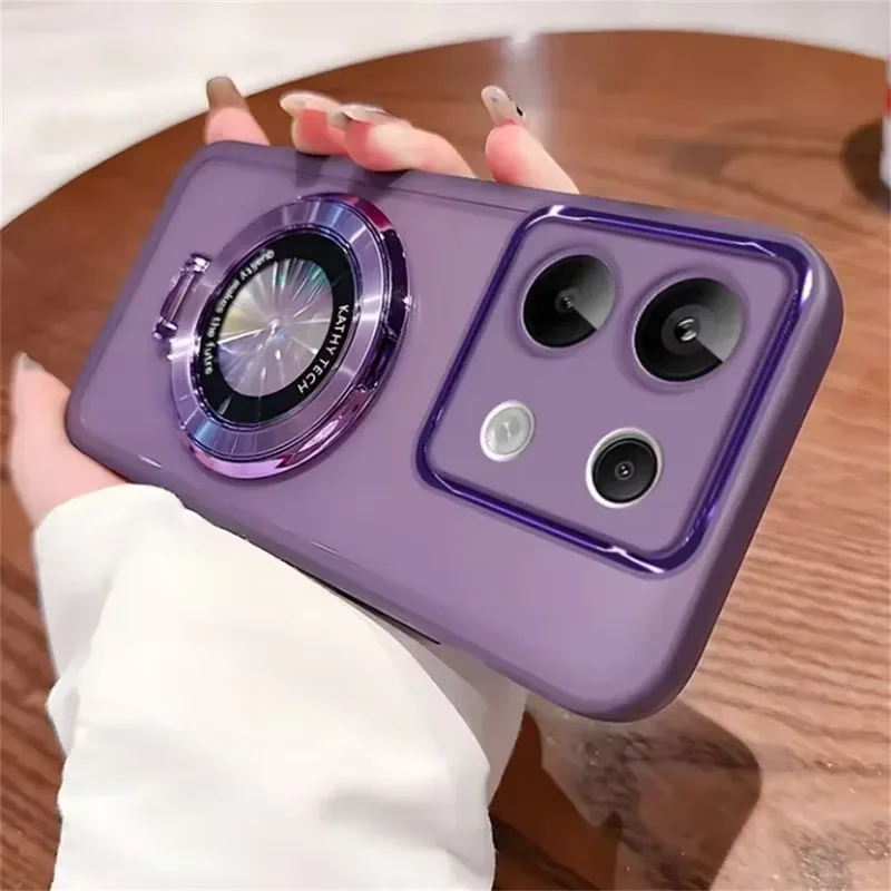 Чехол для Motorola Edge 50 Neo Pro с кольцом, роскошный защитный чехол для объектива камеры, силиконовый противоударный чехол с воздушным подушкой