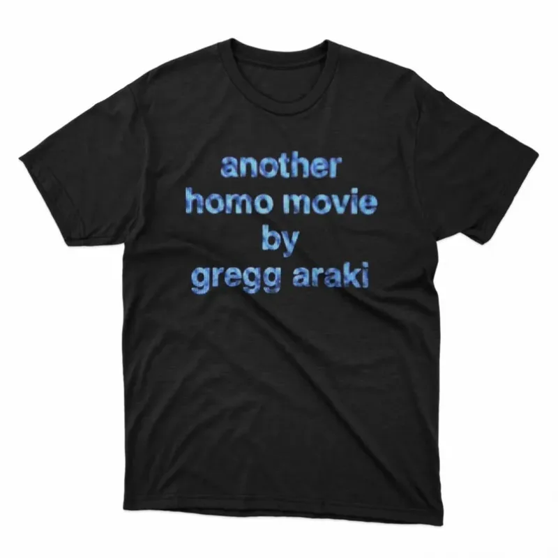 90s Another Homo Movie By Gregg Araki Movie T Shirt Funny Vintage Fans T-Shirt Print Graphic Tee Loose Fit Men's Women Tops
