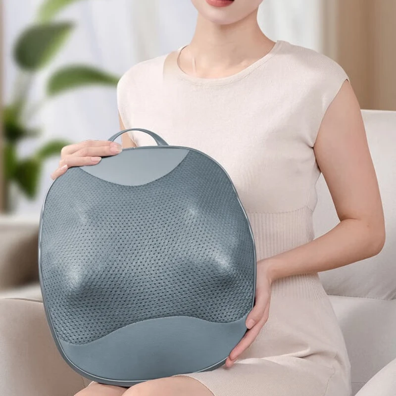 

Multi-Function Massage Pillow for Neck Shoulder Back & Waist, Kneading Relaxation with Warm Heat, Durable Full Body Massager