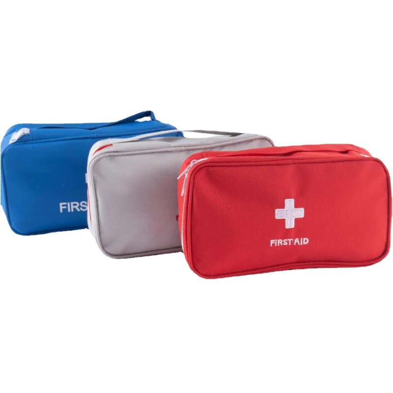 Saco médio portátil bolsa de primeiros socorros kit sobrevivência kit de emergência do carro vazio caixa de primeiros socorros suprimentos médicos