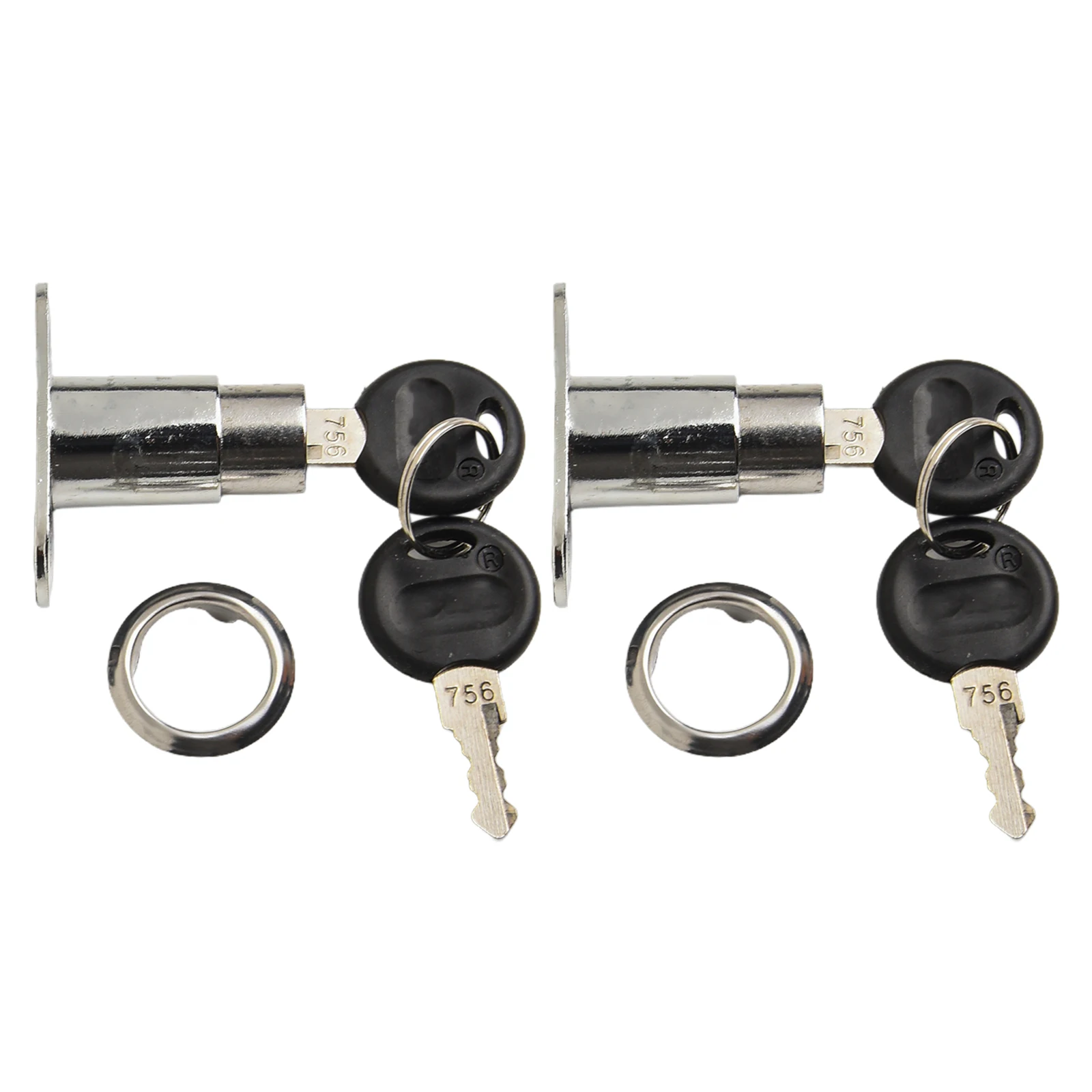 2 مجموعة Ca1111111111111111111111111111111bi11111111111111111111111net دفع المكبس قفل، اسطوانة سبائك الزنك مرتبطا مختلف