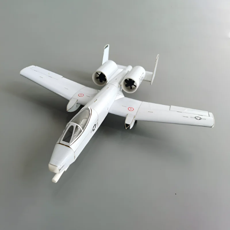 Hot Selling Remote Control Rc Fixed Wing Model Warthog Pig Dual 30 Channel Remote Control Diy Model Airplane Desktop Ornament