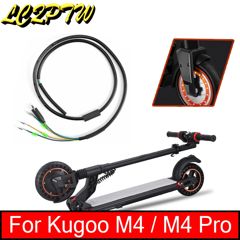 Electric Scooter Motor Cable For Kugoo M4/M4 Pro Repair Part Engine Motor with 5 Wires Hall Senor Connector Kickstand Parts