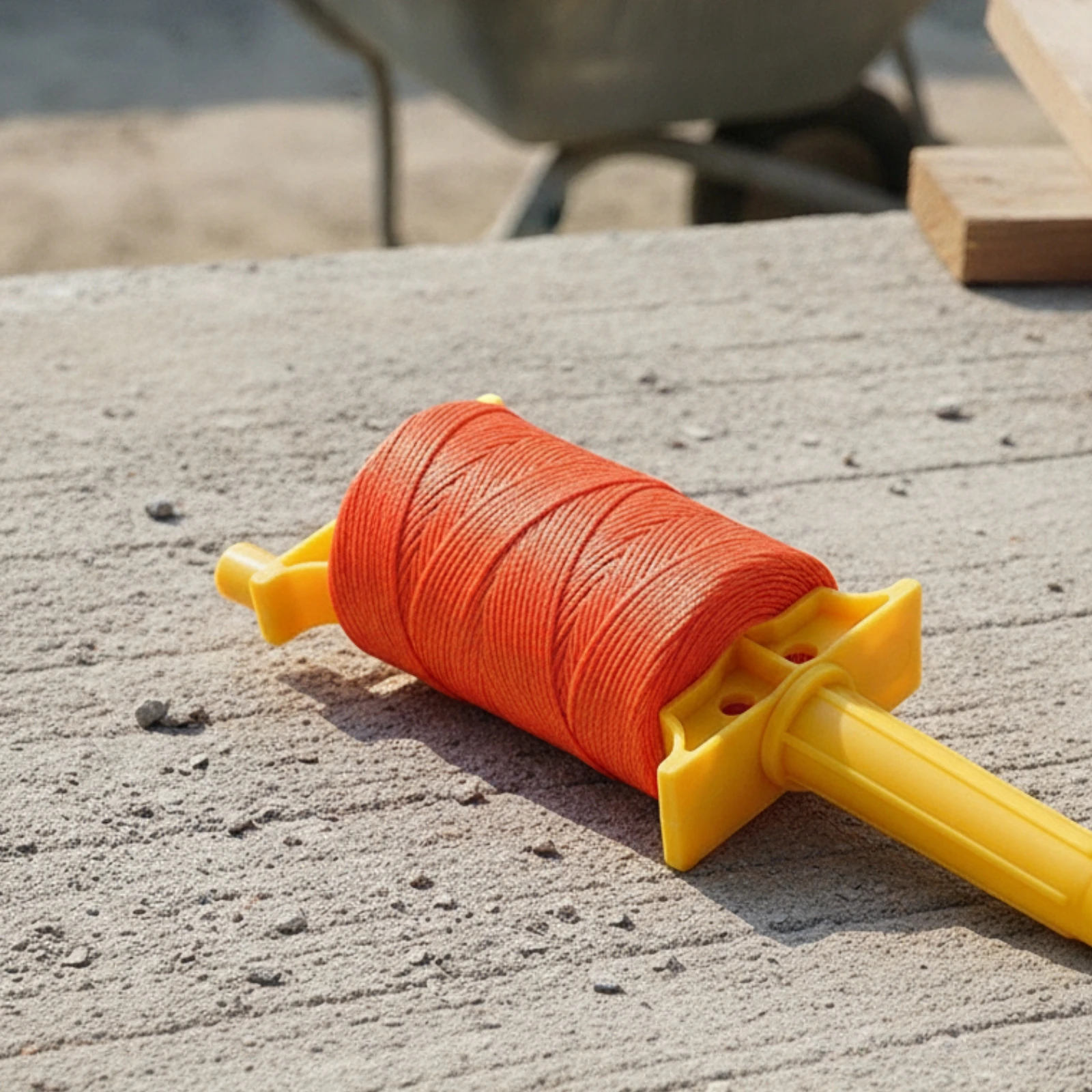 Mason Line with Spool Long-Lasting Building Line with Handle Twine Reel with Handle Heavy-Duty Tangle-Tangle-Resistant view 4