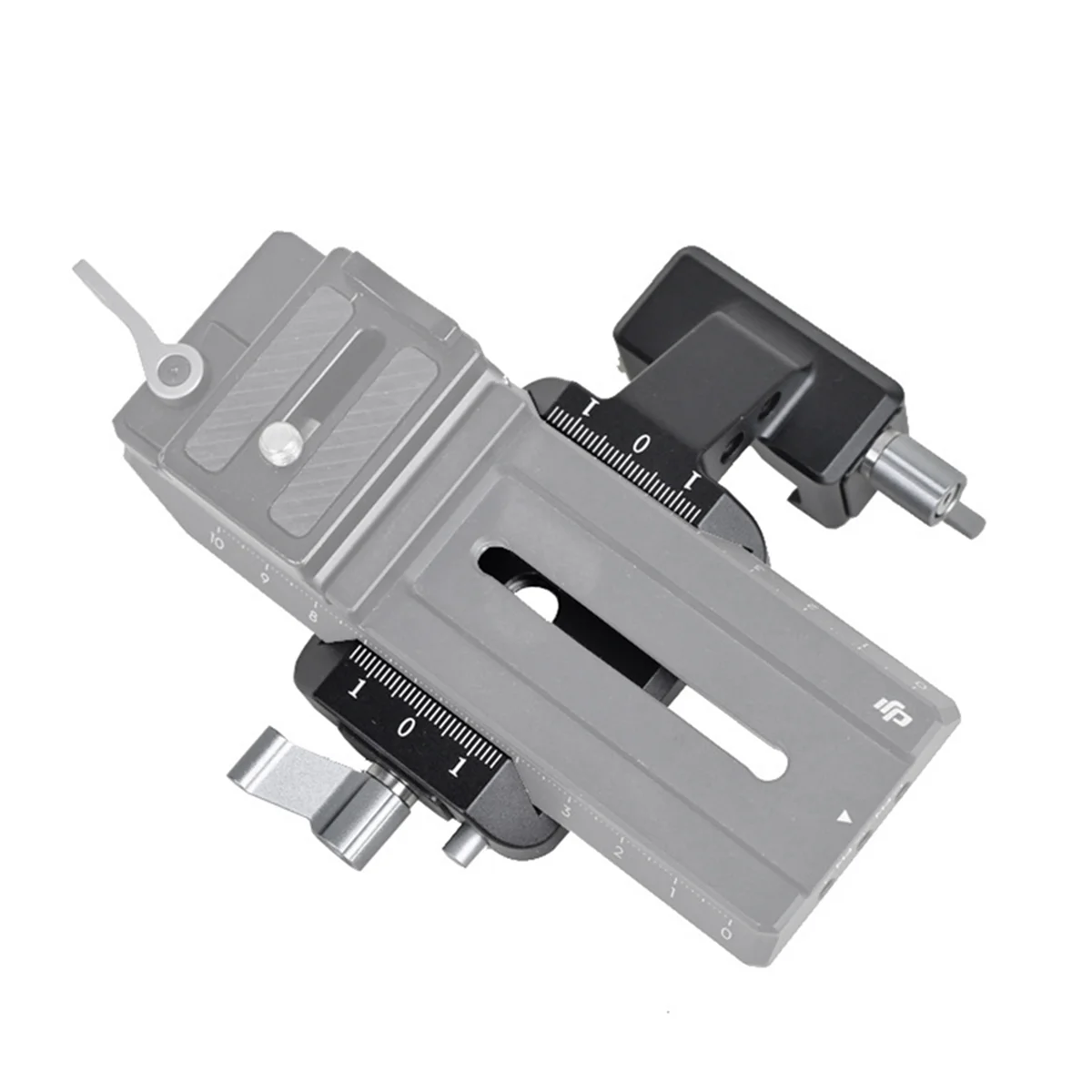 Placa de montagem de braçadeira de trilho melhorada ADEGBO com sapata fria para DJI RS3 RS2 preto e cinza