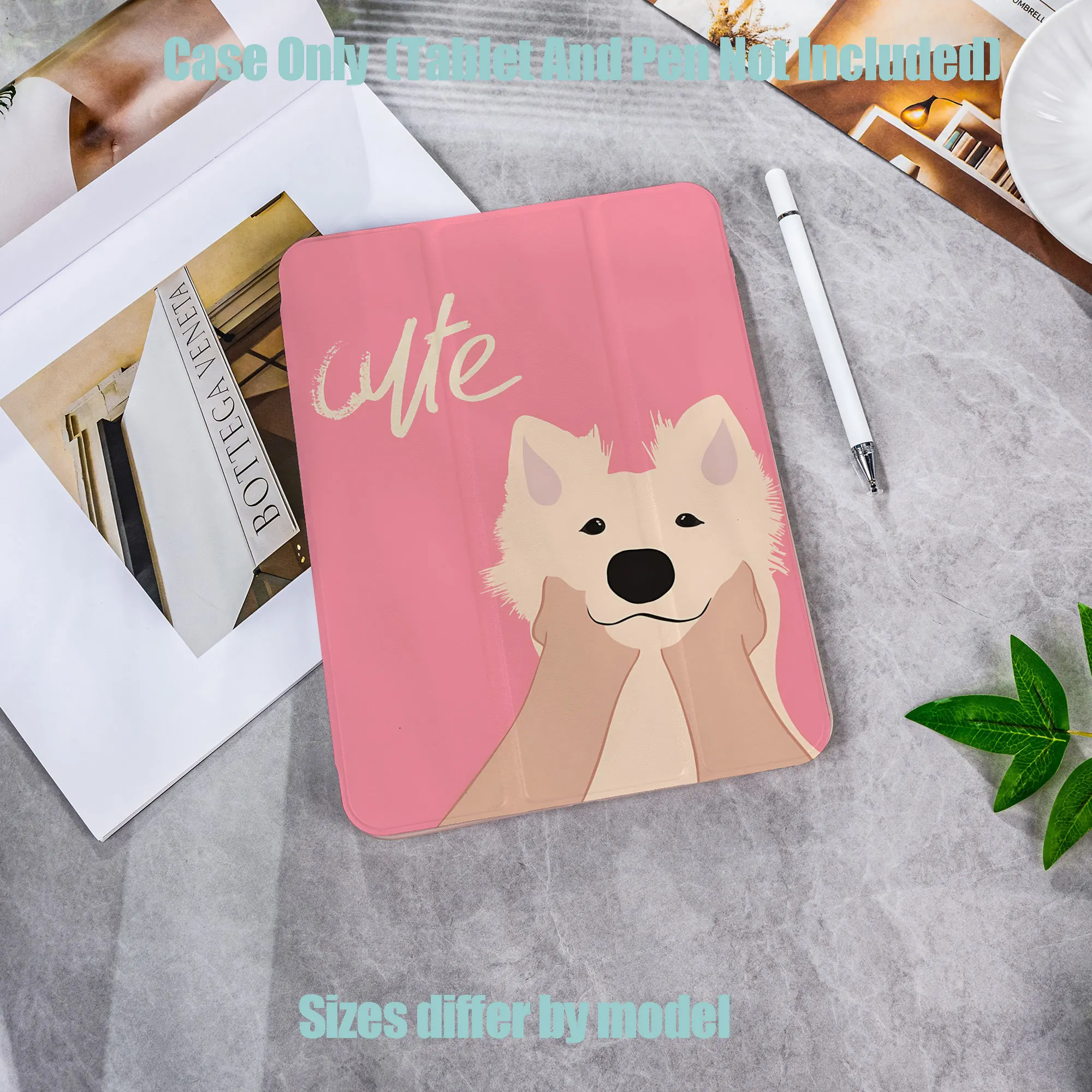 Shockproof TPU Tablet Protective Case with Pencil Holder Auto Sleep Wake for Apple /Samsung/Xiaomi/Redmi/Huawei/Honor