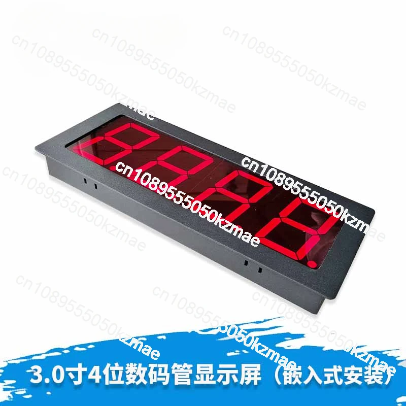 3-inch Digital Tube Display 485 Serial Port Display Modbus Protocol Timing 3/4/5-digit Digital Tube Module