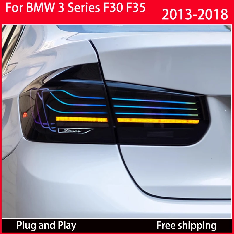 Voor BMW 3 Serie F30 F35 F80 M3 320i 328i LED achterlicht Montage 2013-2018 DRL dynamische signaal richtingaanwijzer auto-onderdelen