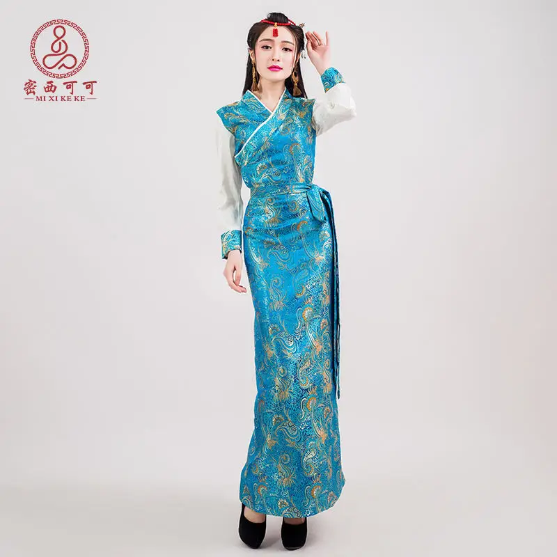 Abbigliamento tibetano Abbigliamento Lhasa Abbigliamento tibetano da viaggio Gonna Bora